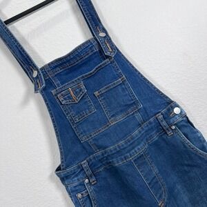 Free People Denim Overalls Women's Size 25‎ Dark Wash Jeans Jumpsuit